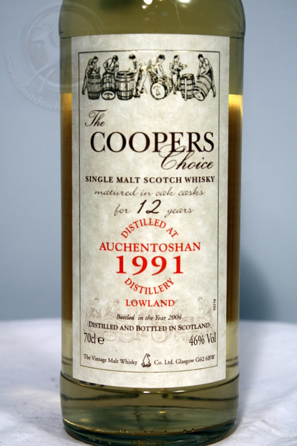 Auchentoshan 1991 front detailed image of bottle