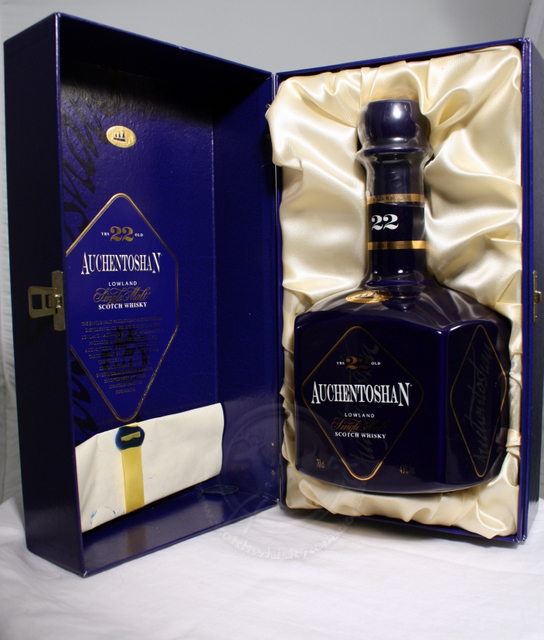 Auchentoshan Blue Decanter box front detailed image