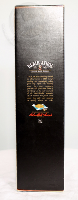 Blair Athol box rear image