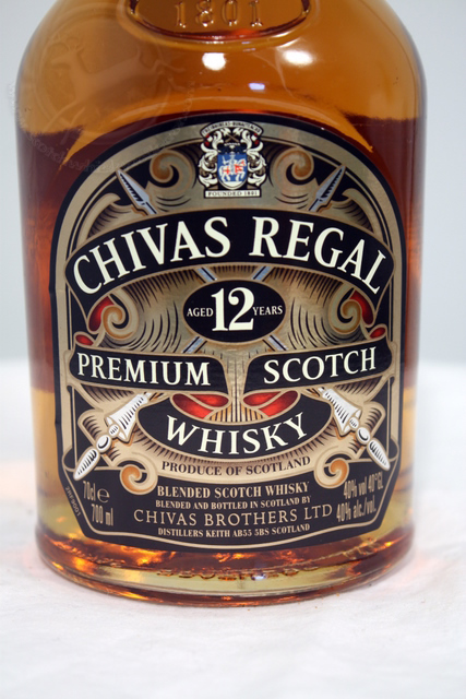 Chivas Celebrations No 7 front detailed image of bottle