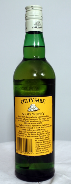 Cutty Sark image of bottle