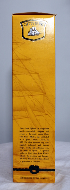Cutty Sark box rear image