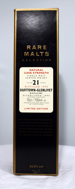 Dufftown_glenlivet 1975 box front image
