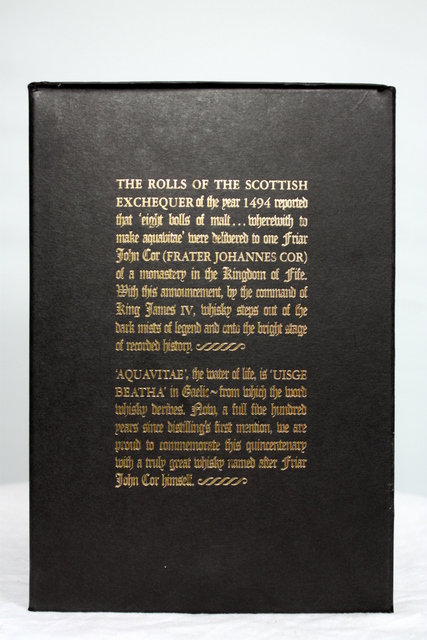 Friar John Corr Quincentenary box rear image