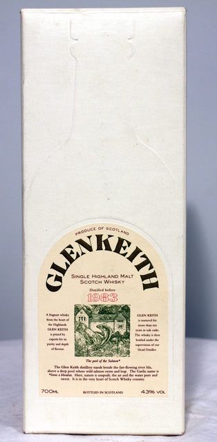 Glen Keith 1983 box front image