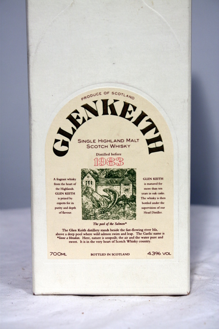 Glen Keith 1983 box front detailed image