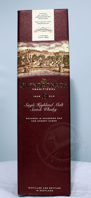 Glendronach box rear image