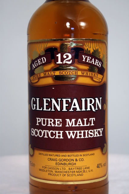 Glenfairn front detailed image of bottle