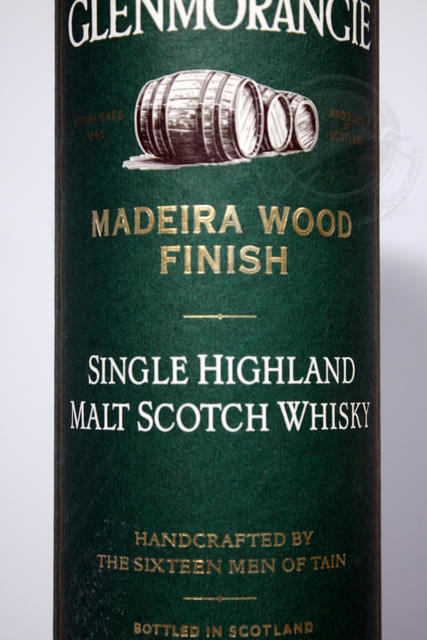 Glenmorangie Madeira box front detailed image
