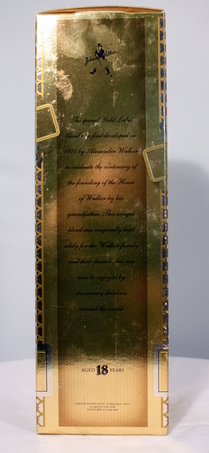 Gold Label box side image