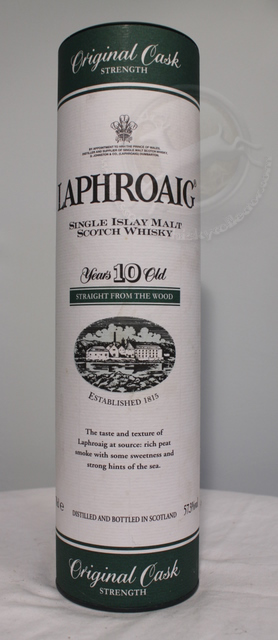 Laphroig box front image