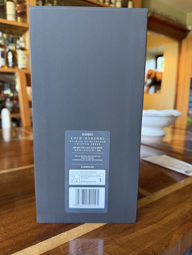 Bladnoch Loch Maberry box rear image