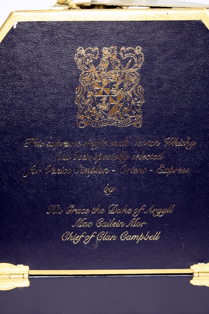 Orient Express Decanter box front detailed image