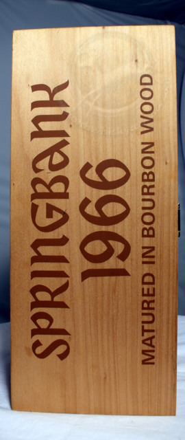 Springbank 1966 box front image